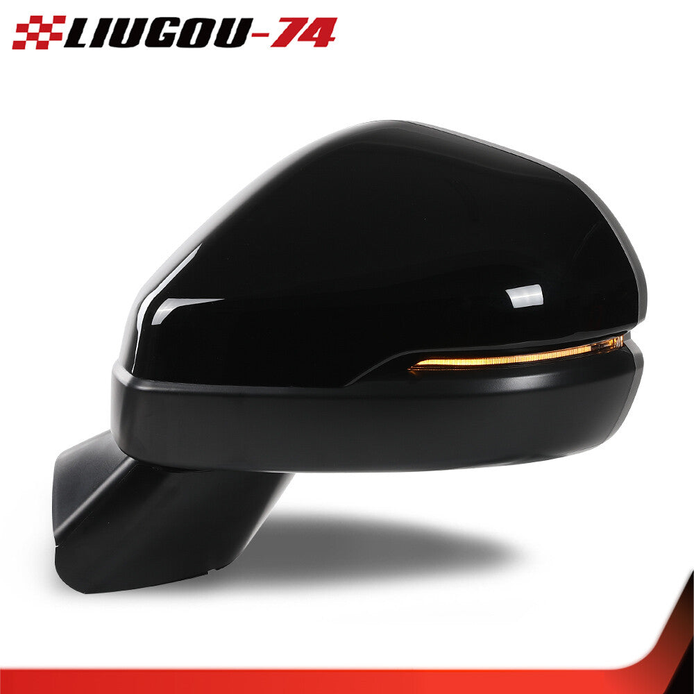Left-side heated turn signal mirror suitable for Honda CRV LX 2023-2024 Black.