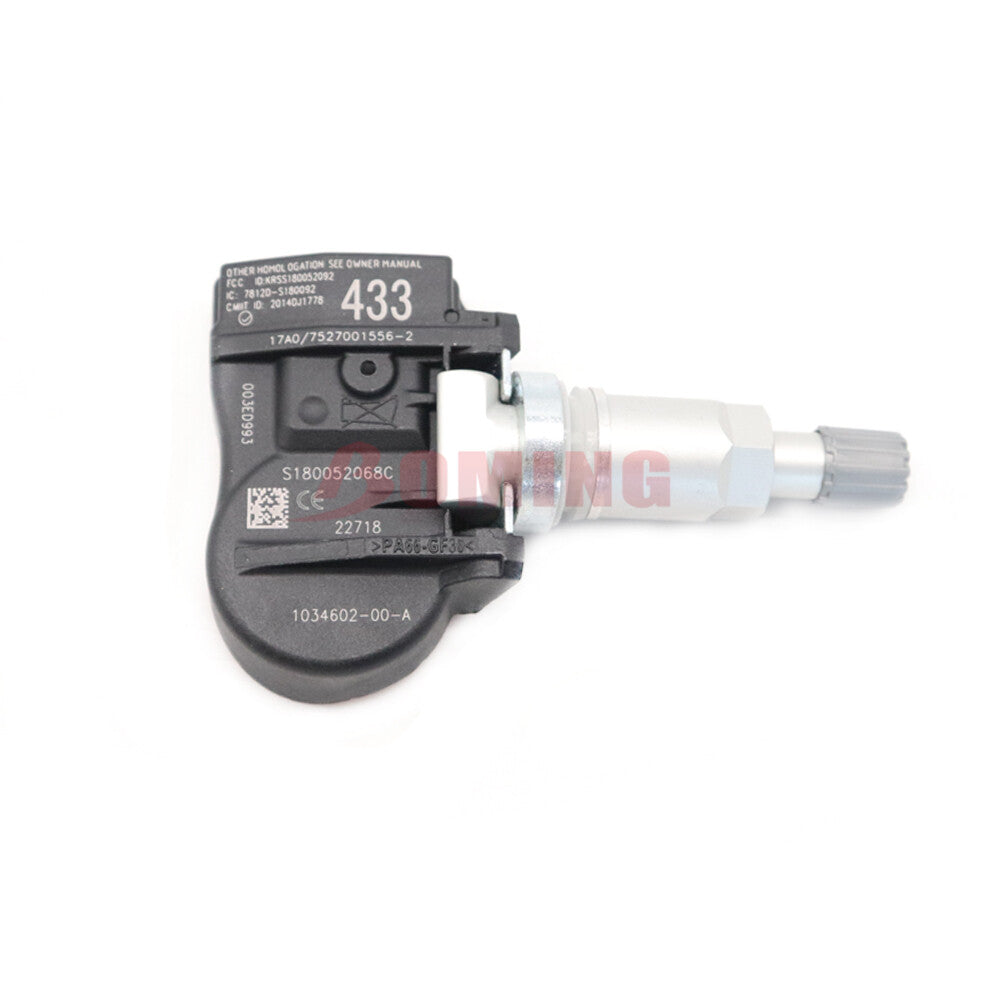 4Pcs New TPMS Tire Pressure Sensors Fit for Tesla Model 3 S X 433MHz 103460200A