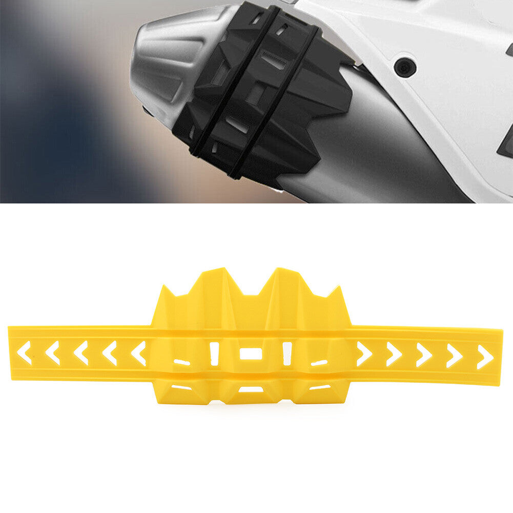 Universal Auspuff Endrohr Guard Protector Cover Motorrad Zubeh?r Gelb
