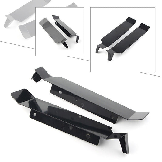 Saddlebag Filler Panels Solid Strips Black for Harley Road King EFI FLHRI FLHR
