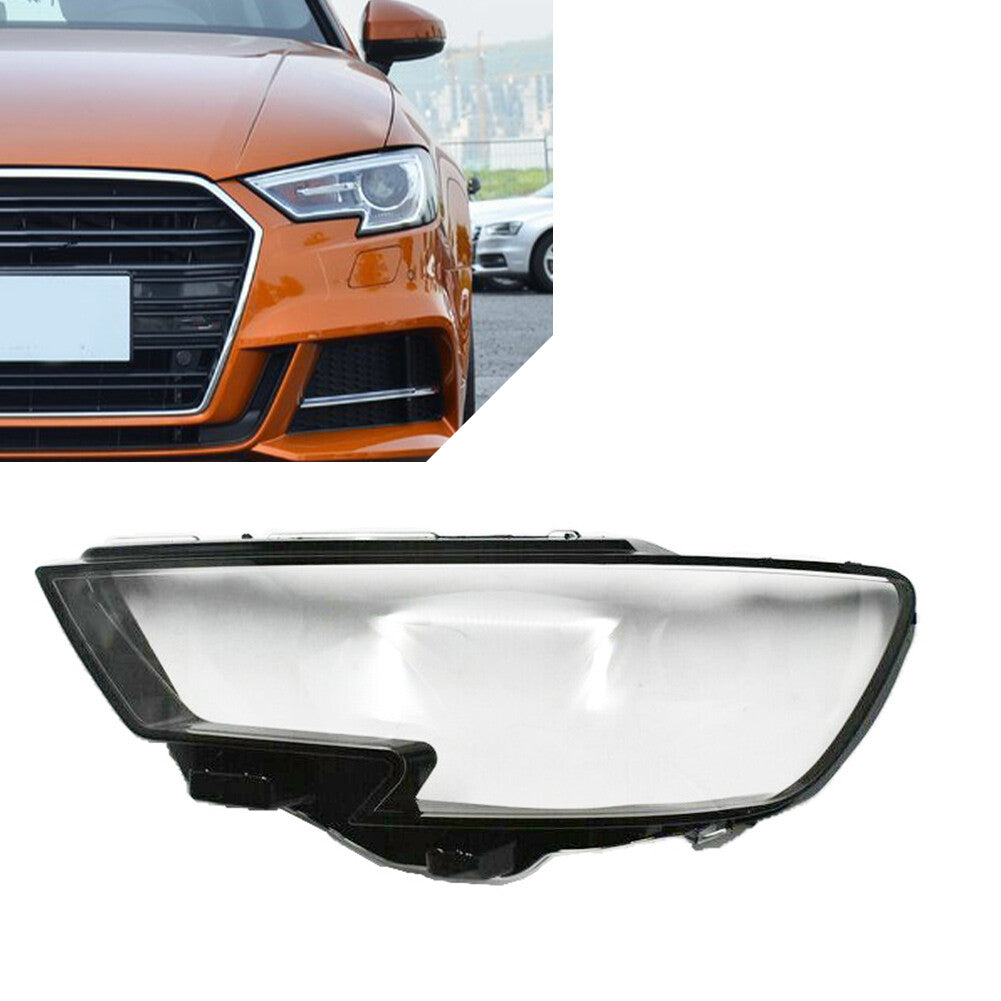 Left Auto Shell Clear Lampshade Headlight Lens Cover for Audi A3 2017-2020 2019