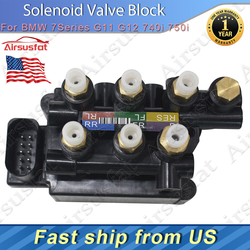 Air Suspension Solenoid Valve Block for BMW 7Series G11 G12 740i 750i 2016-2019