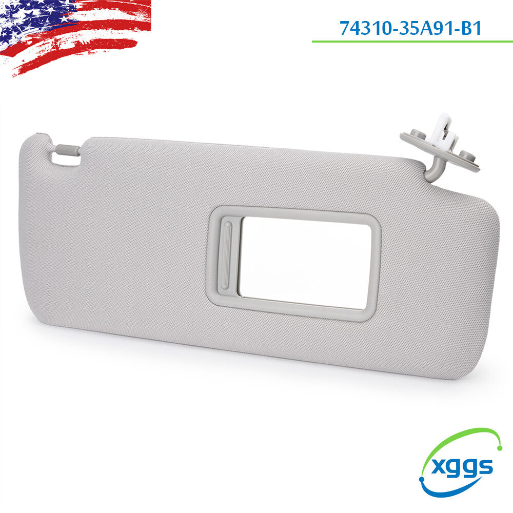 Right Side Sun Visor Grey for Toyota 4RUNNER 2010-2022 For 74310-35A91-B1