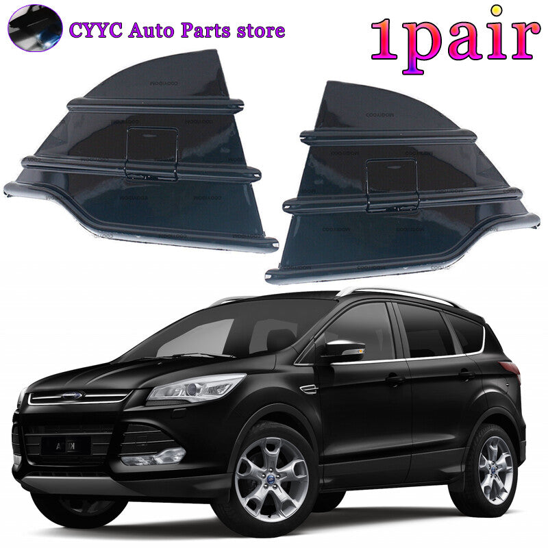 2Pcs Front Bumper Grill Cover foglamp cover trim for Ford kuga escape 2013-2016
