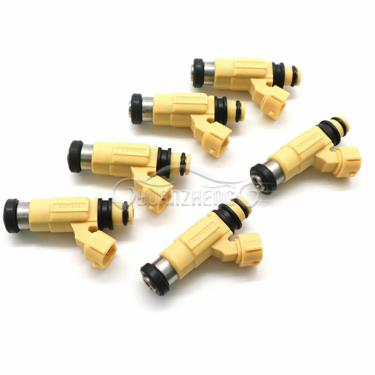 69J-13761-00-00 new Fuel Injectors (6 pieces) for Yamaha F200 - F225 Outboard Motors 2002 - 2012
