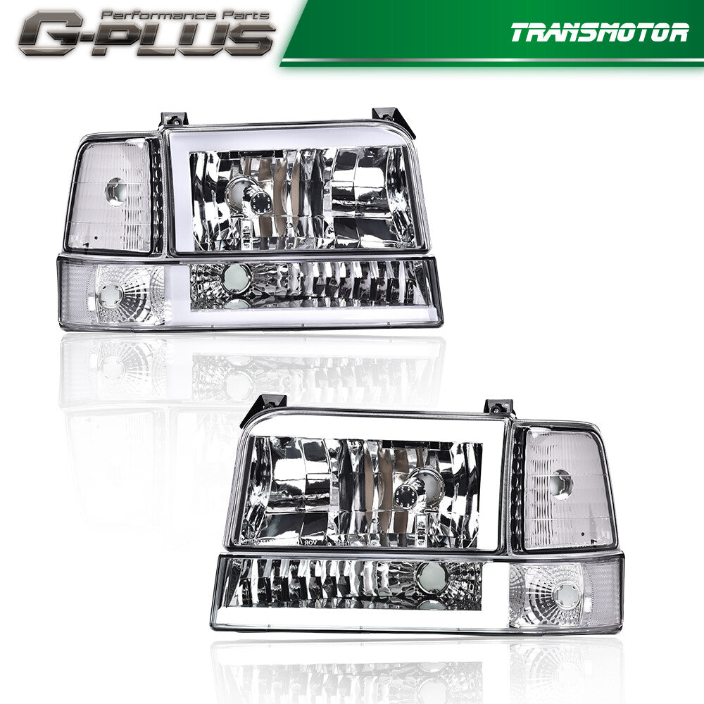 92-96 F150 F250 LED DRL Yellow Water + Gold Watch