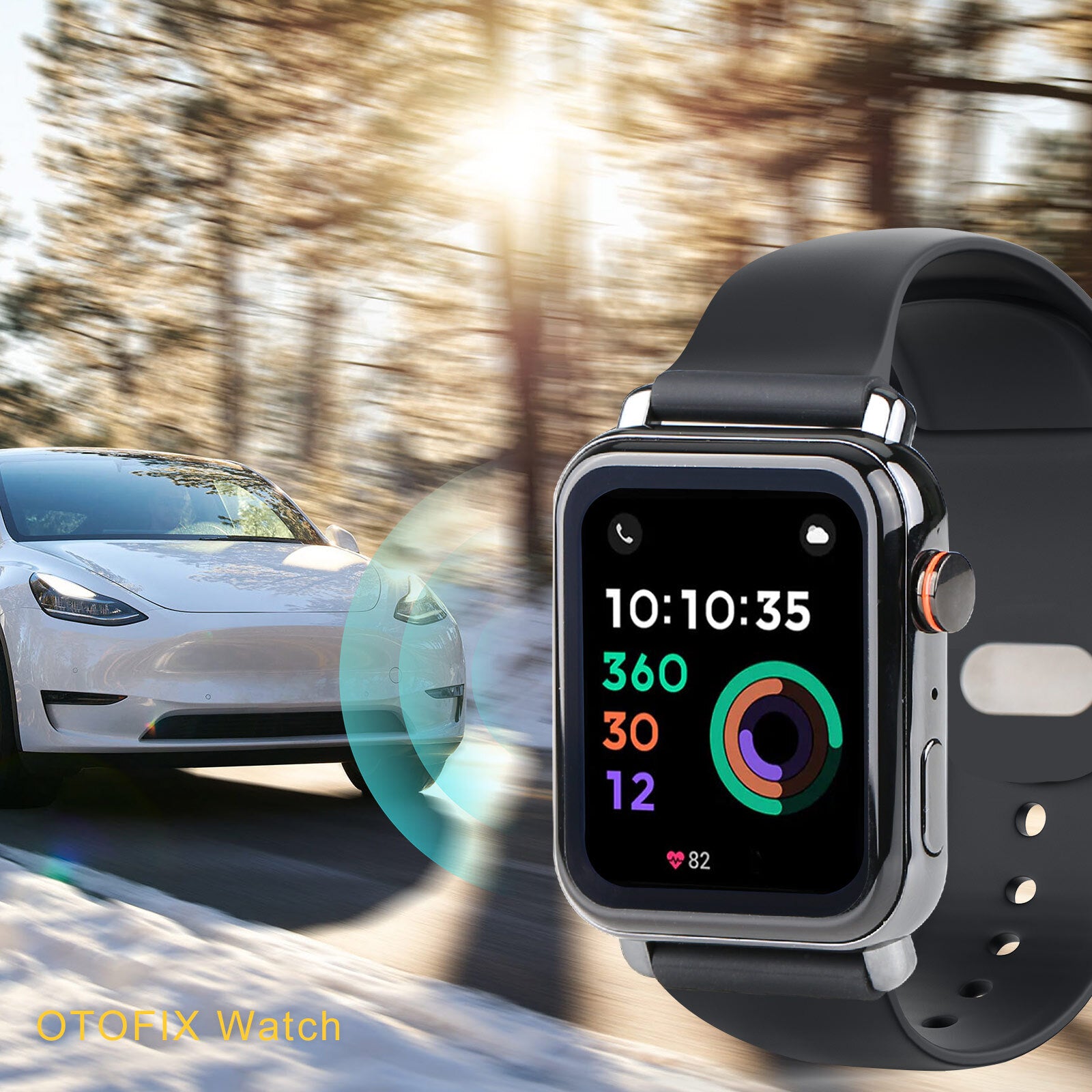 OTOFIX Watch for Smart Key Watch Without VCI 3-in-1 Lo-ck/Unl-ock Doors Trunk Remote