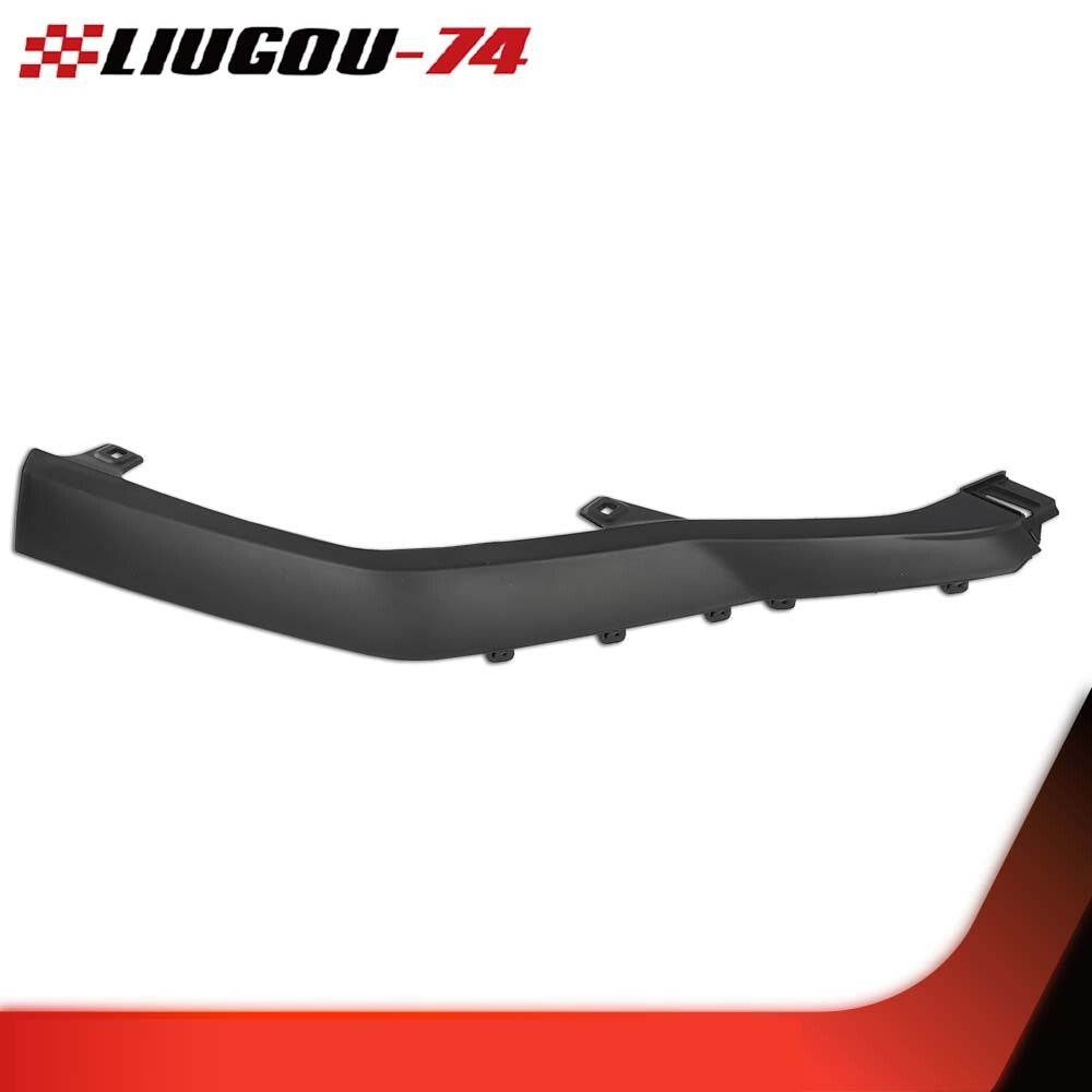One black bumper trim piece fits the left side of the 2016-2018 for Lexus RX350 front-wheel drive side.