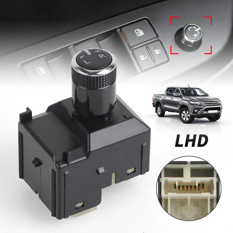 Left Side Rearview Mirror Control Switch for Toyota Hilux Revo Pruis 2016-2020