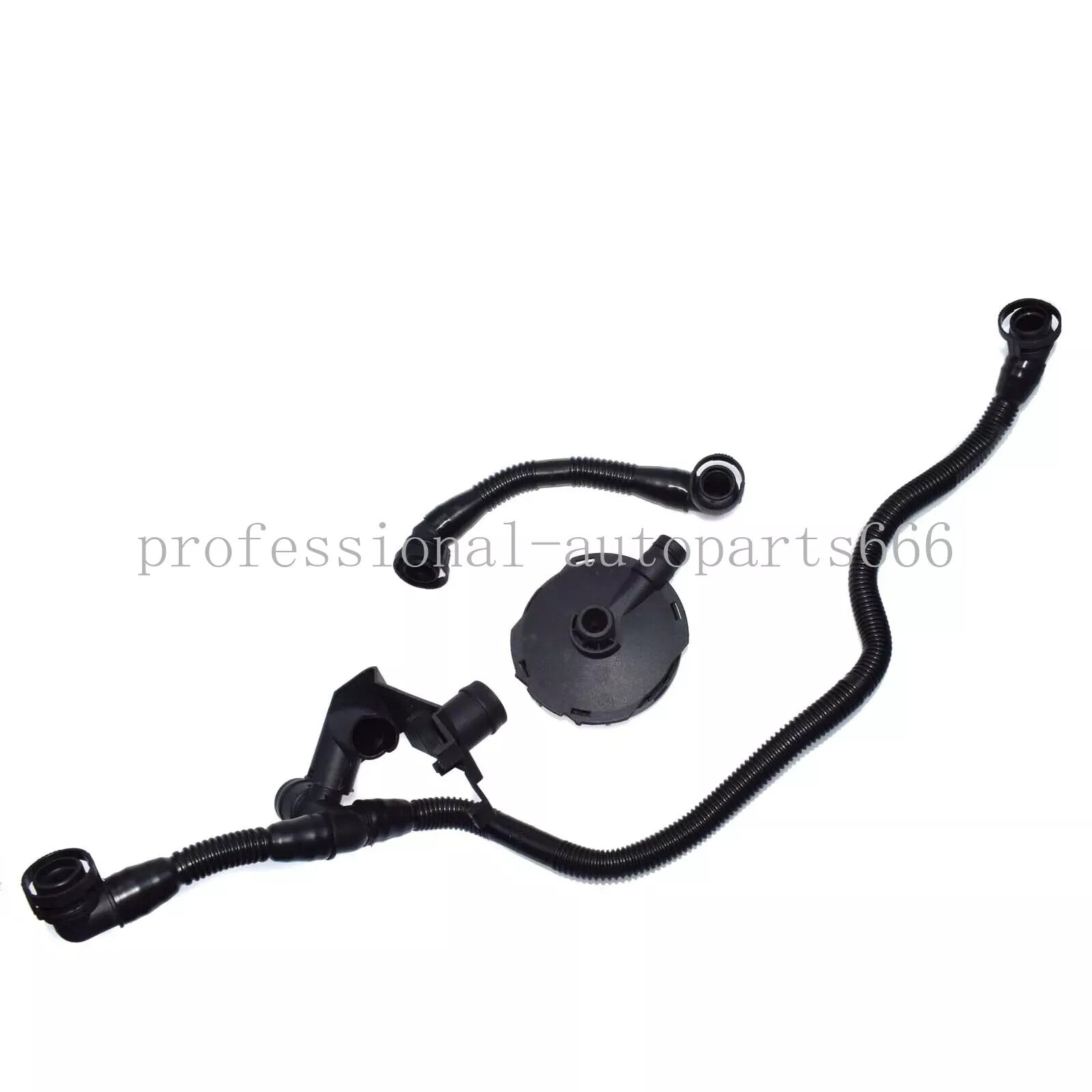 Crankcase ventilation valve and breather PCV vacuum hose for Audi A4, A6, for A8 Quattro 3.0 V6
