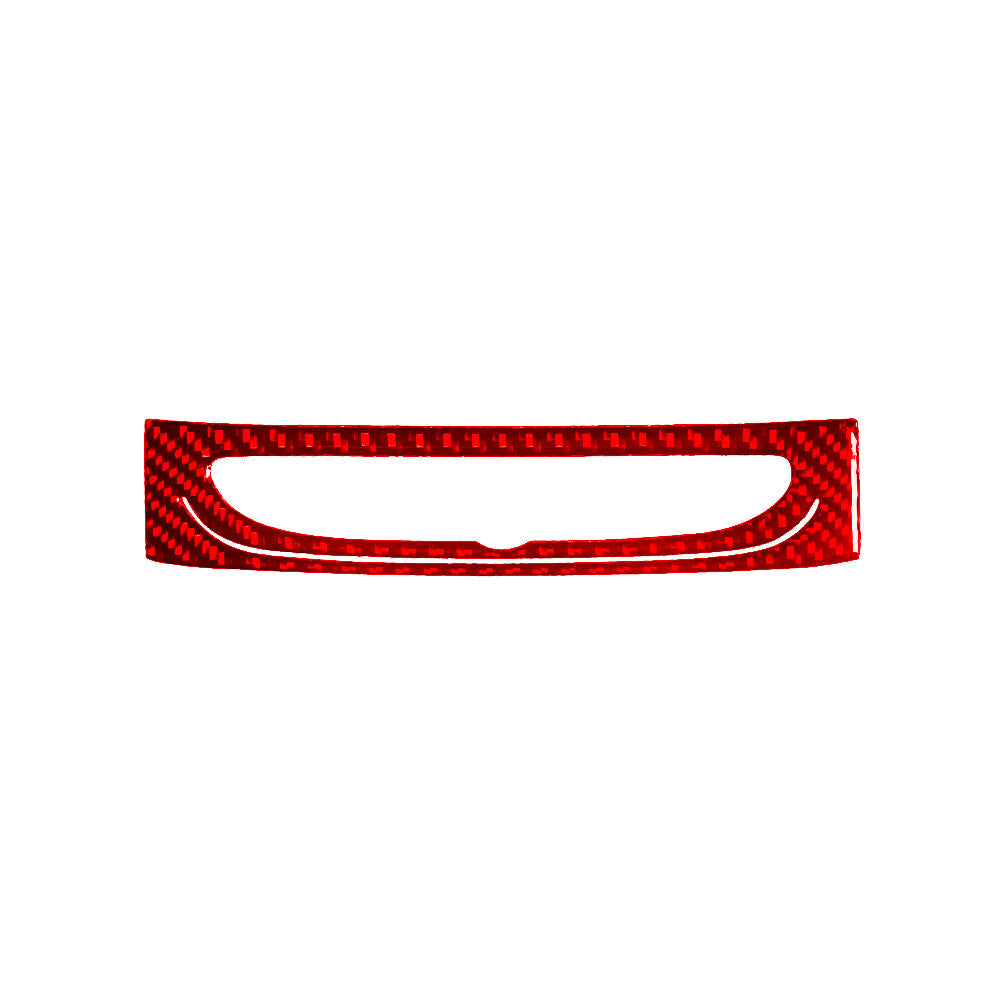 GPS Navigation Frame Decor Trim for Chevrolet Camaro Carbon Fiber 2016-2018 Red