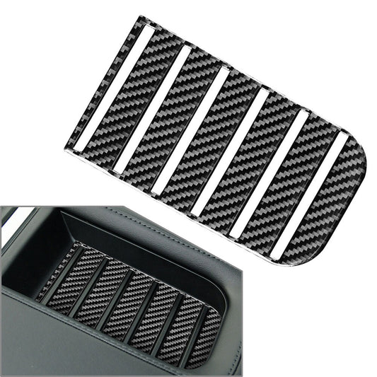 Armlehnenbox Slot Panel Cover Trim f¨¹r for Toyota Tundra 2014¨C21 Kohlefaser schwarz