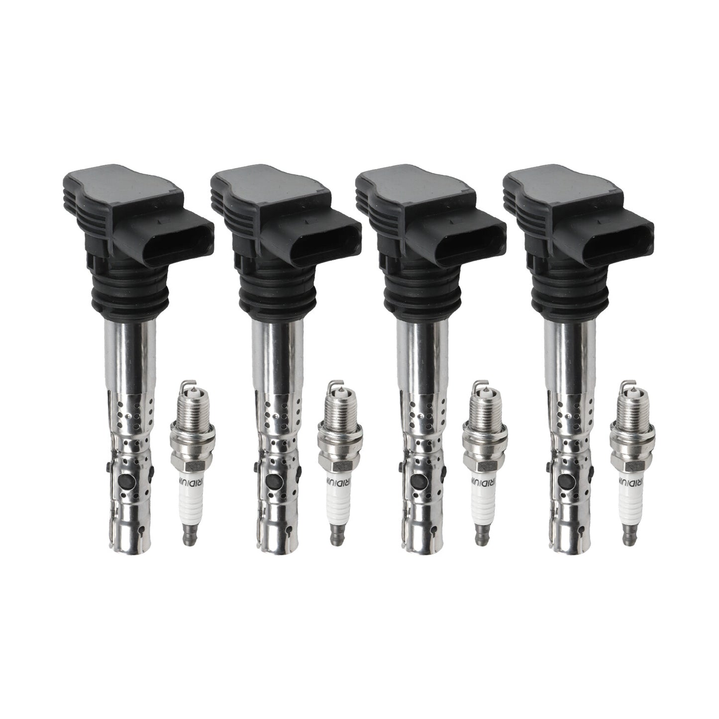 Ignition Coils  Spark Plugs for VW Beetle for Golf for Passat for Audi A4 TT UF411 6458