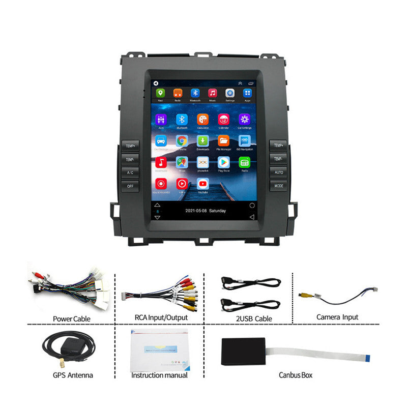 Android Car Radio For 02-09 for Land Cruiser Prado GX470 Multimedia Stereo GPS Navi