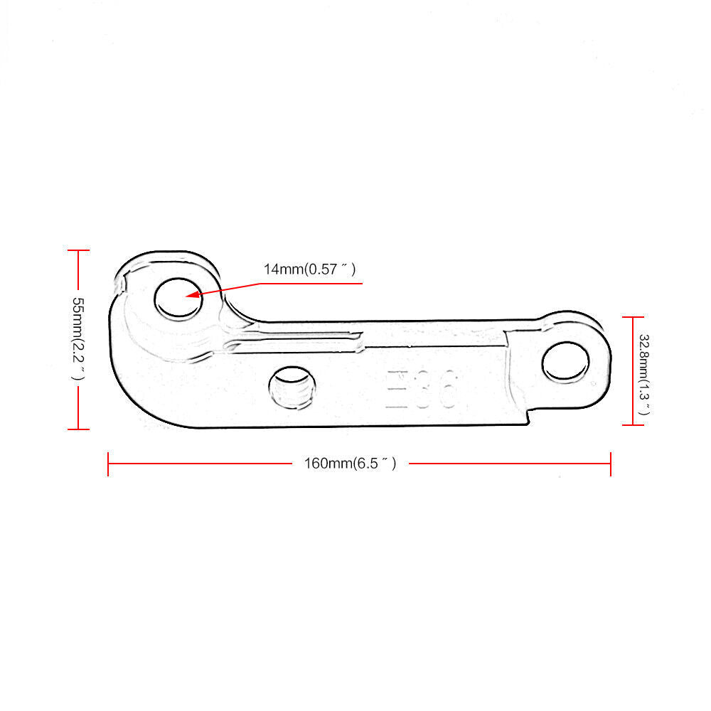 for BMW E46 M3 Drift Steering Lock Kit Adapter Increasing Turn Angles 25% 4Color
