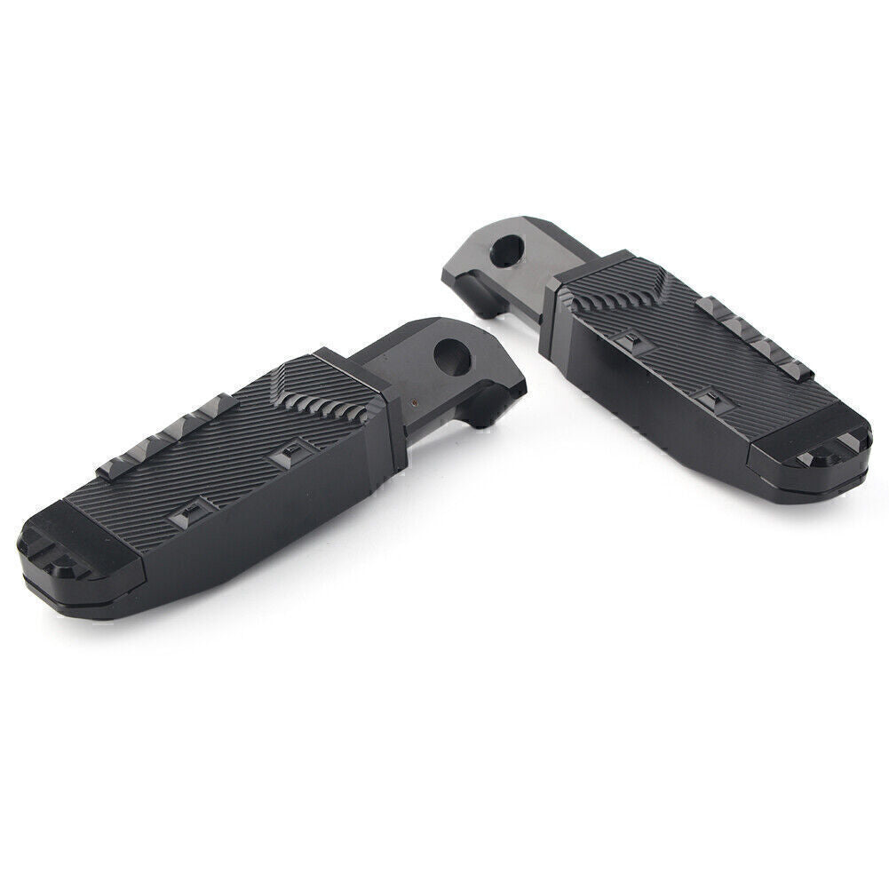 CNC Rear Passenger Footrests Foot Pegs Pedal Pads Fit for Yamaha FZ1 YZF R3 Black