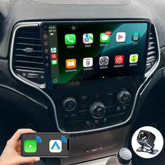 for Jeep for Grand Cherokee 2014-2022 Stereo Android 14 Carplay Car Radio GPS Screen