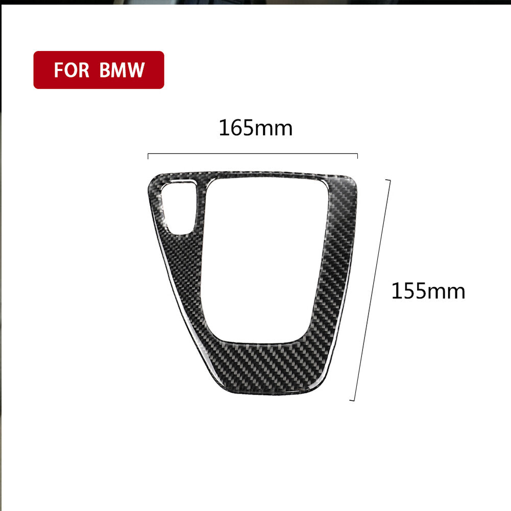 Carbon Fiber Interior Gear Shift Panel Cover Trim for BMW 3 Series E90 323i