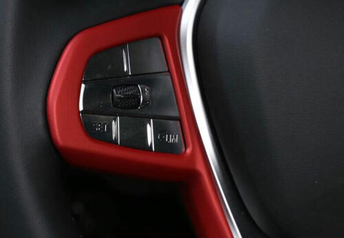 Steering Wheel Strip 1PCS Fit for BMW X5 G05 2019-2020 2022 Cover Trim ABS Red