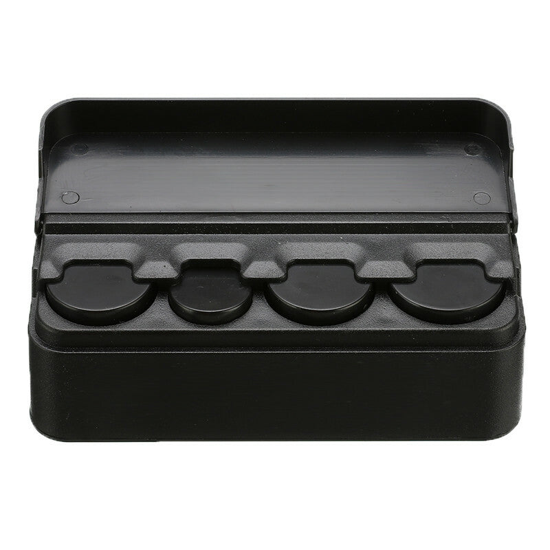 Black Car Organizer Roll Pocket Telescopic Dash Coin Case Storage Box Container