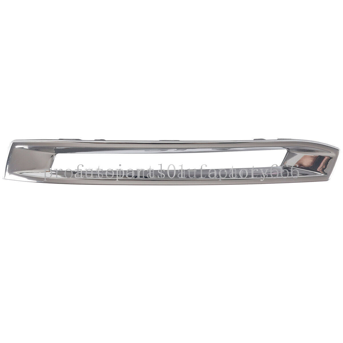 2-Piece Front Fog Light Protective Cover with Chrome Trim Suitable for Mercedes-Benz X166 GLS350d/400/500