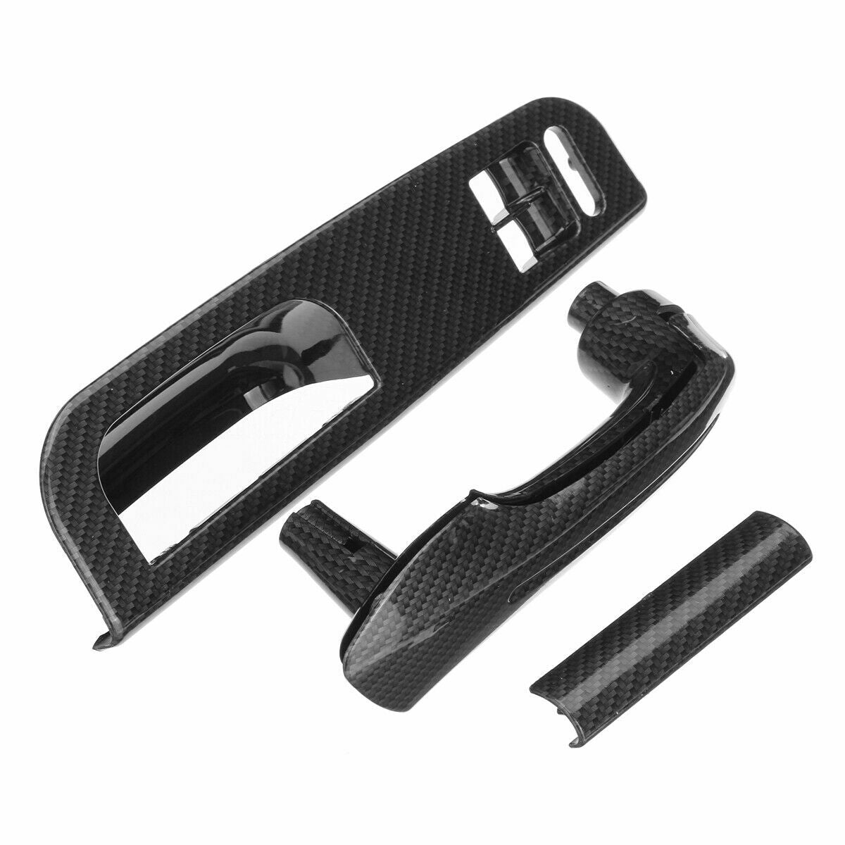 Carbon fiber interior gripper handle and window switch panel trim for Volkswagen for Golf MK4 2-door