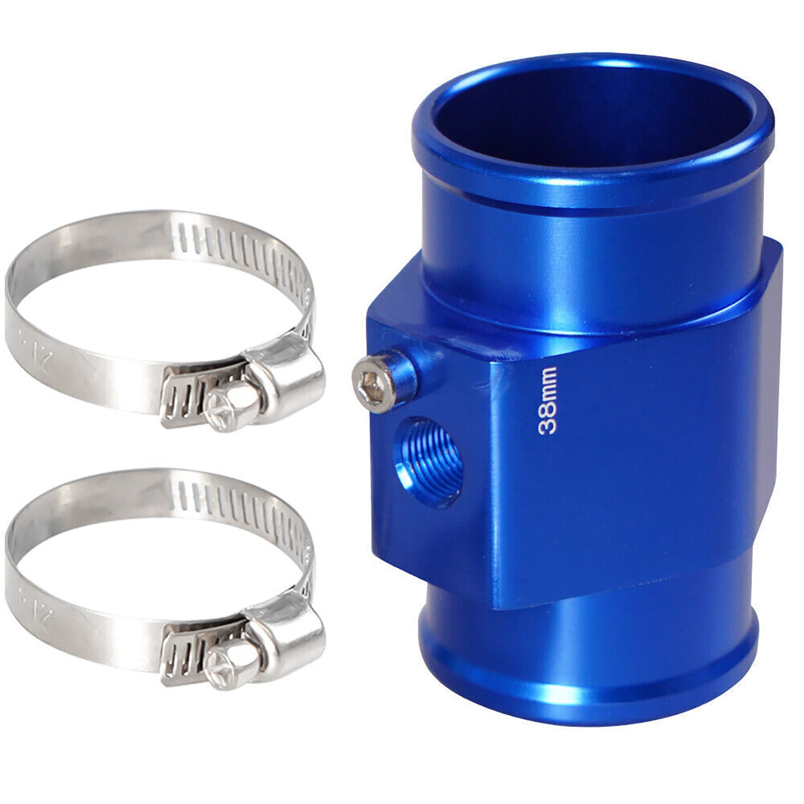 1 PC 38mm Water Temp Temperature Joint Pipe Sensor Gauge Radiator Hose Adapter