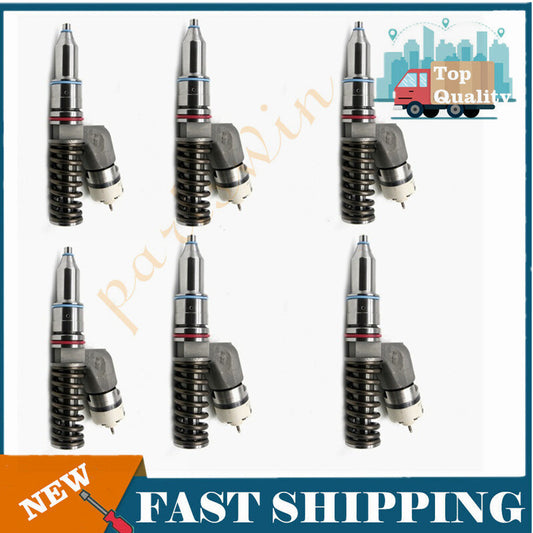 6-piece fuel injector pack for Caterpillar CAT C18 engine 10R-7231 10R7231
