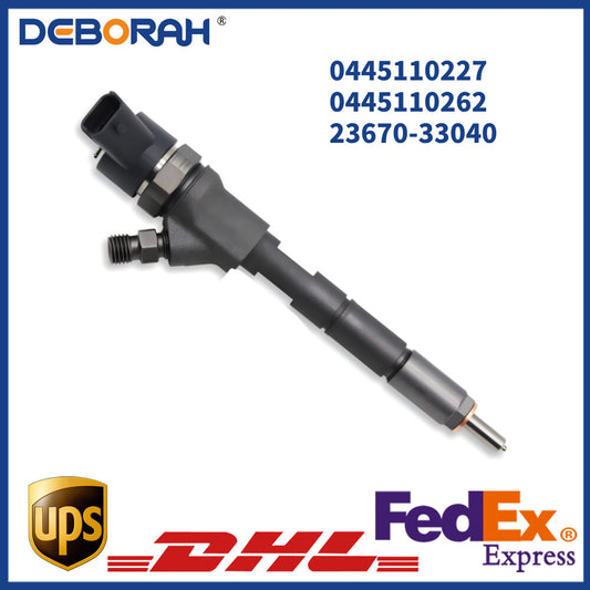 Common Rail Fuel Injector 0445110227 23670-33040 for Toyota Yaris 1.4d 1NDTV D4D