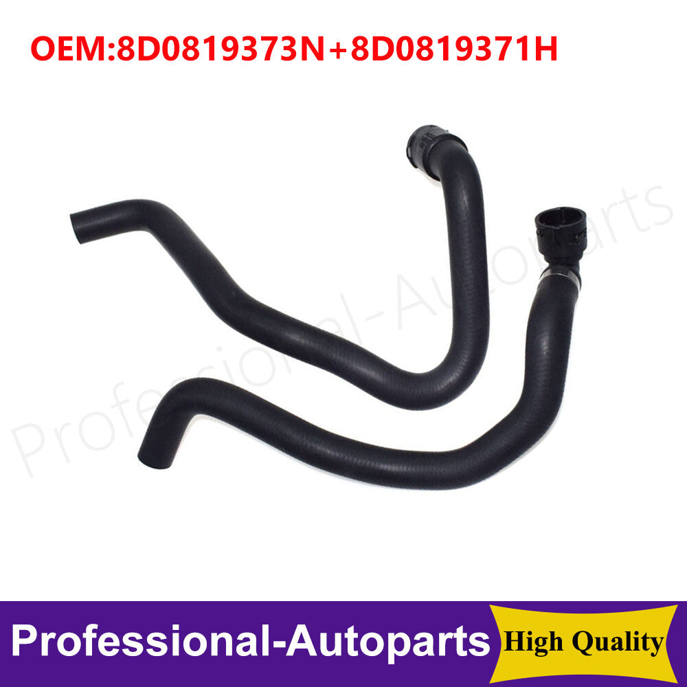 2-piece heater core coolant radiator water hose set for Audi A4 Quattro for VW for Passat