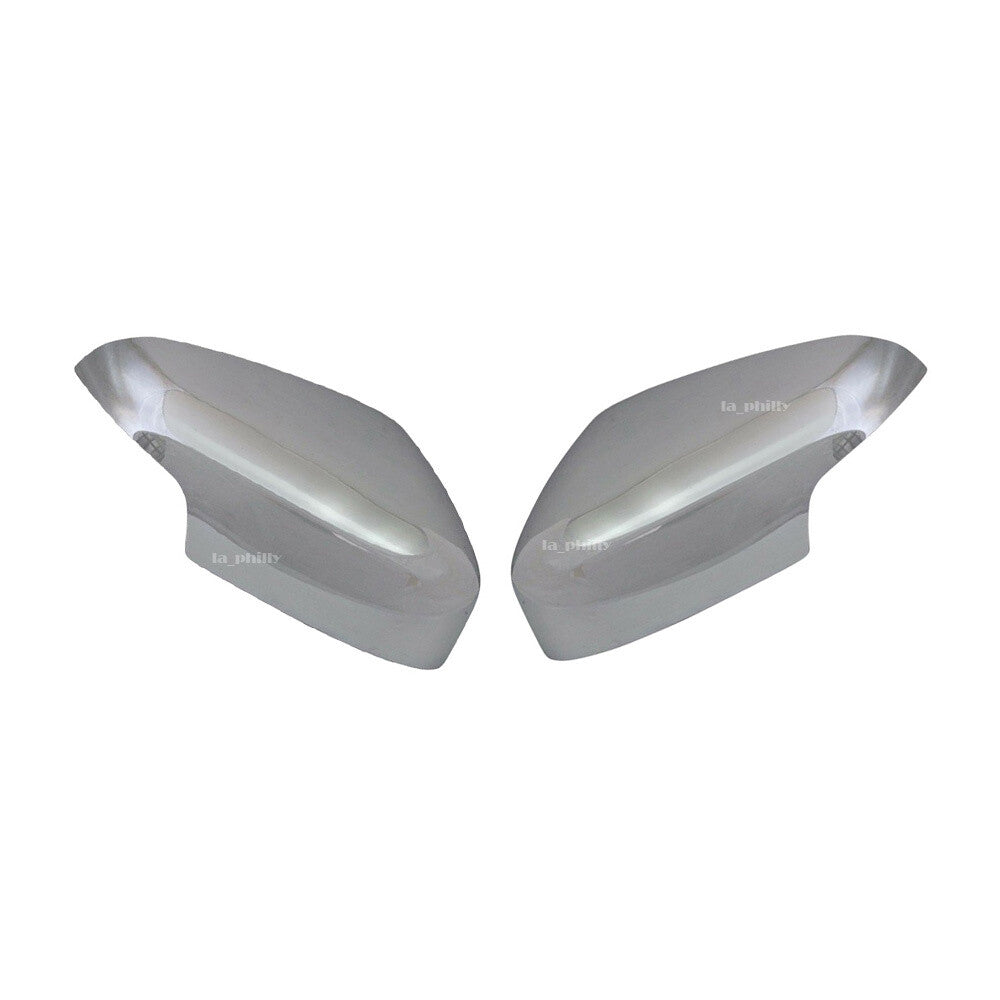 Pair Left Right Rearview Mirror Cover Primer for Volvo C30 S60 S80 S40 V50 V70