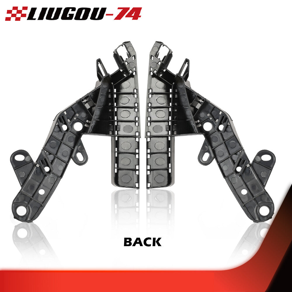 new left and right front bumper brackets suitable for 2013, 2014, and 2015 for Nissan Altima models.