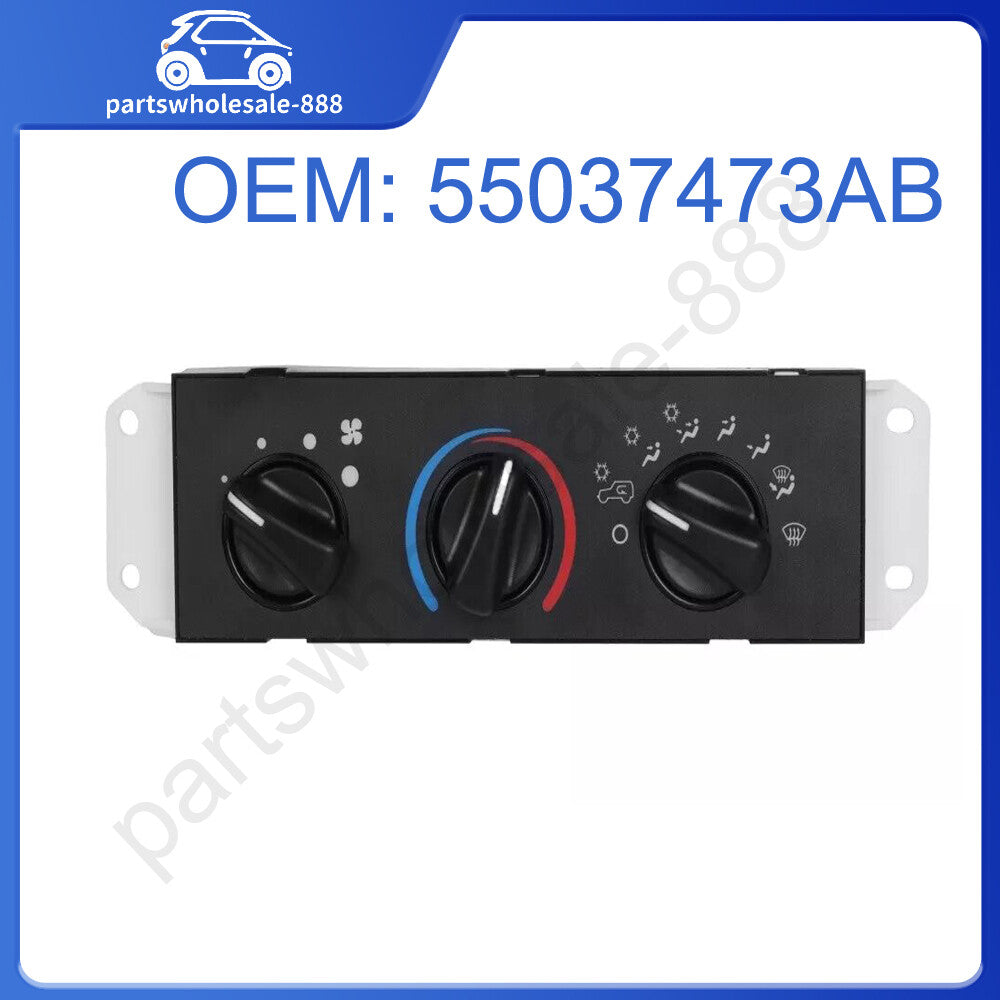 for Jeep for Wrangler TJ 1999-2004 A/C Heater Control Panel  Blower Motor Switch