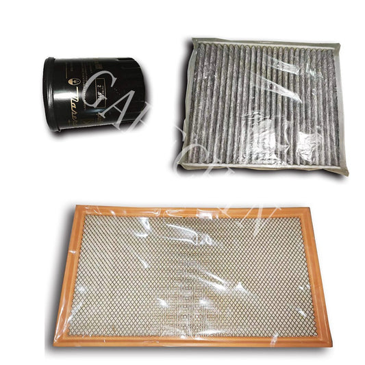 Air filter, pollen filter and oil filter kit for Maserati Granturismo Quattroporte