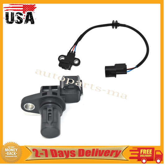 2x Camshaft Crankshaft Position Sensor for 2005 2006 for Mitsubishi Lancer 2.4L