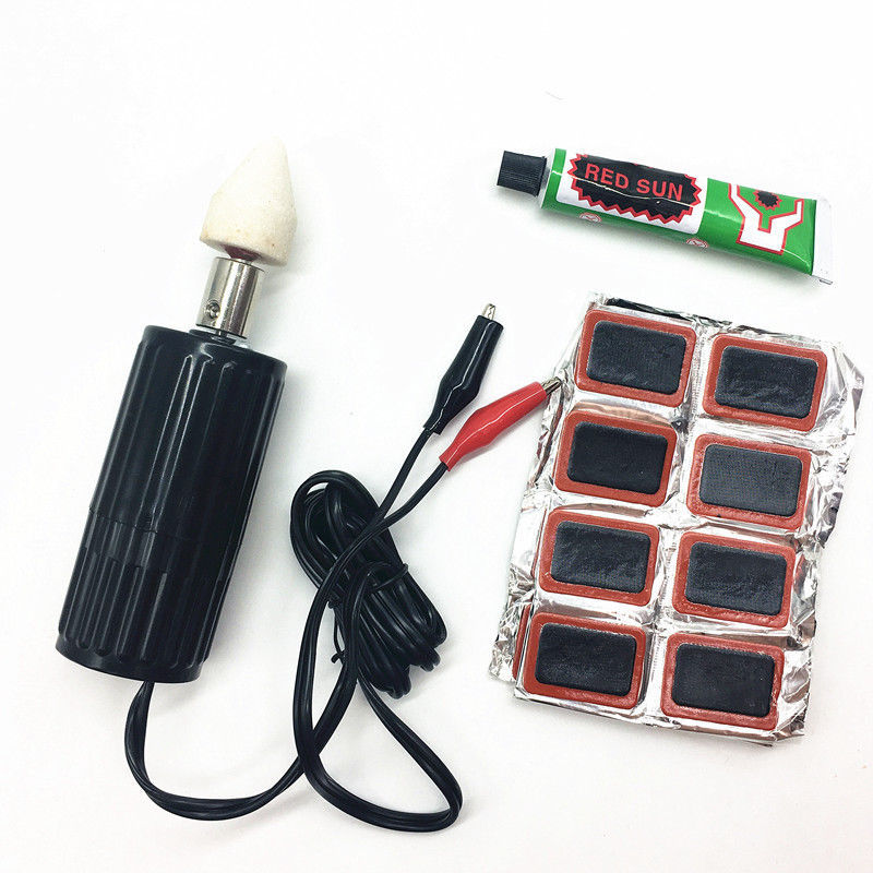 Tire Repair Moto Tubeless Inflatable Tire Electric Polishing Machine Patch Tool
