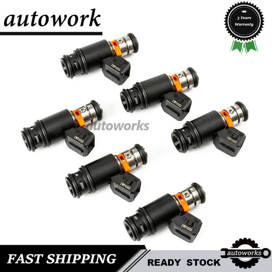 6X Fuel Injectors IWP022 IFJ573 for Volkswagen for VW for Jetta for Golf Gti Vr6 Afp 1999-01