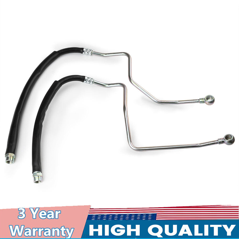 Two oil cooler hoses, left and right, suitable for Mitsubishi Montero 3.0/3.5L MR204353 MR204354