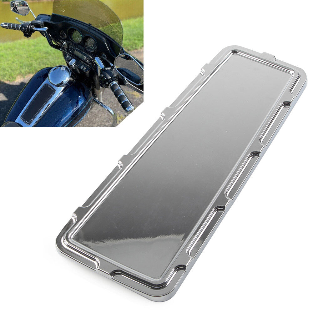 for Harley Electra Glide FLHT/FLHTC FLTR 2008-2016 Dash Insert Cover Chrome Bike