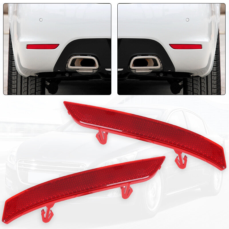 Rear Bumper Reflector Light LeftRight for Peugeot 508 2011-2014 Tail Lamp Bar