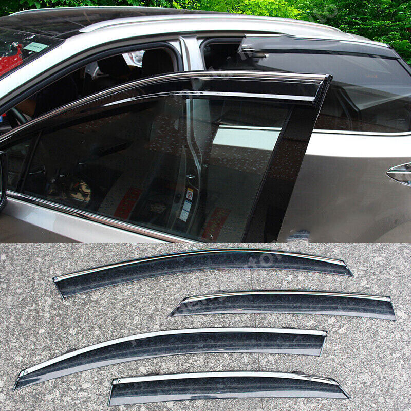 for Lexus RX350 450H 2016-2022 Window Visor Vent Sun Shade Rain Guard Trim 4Pcs