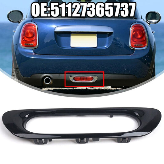 for MINI NEW F55 F56 F57 REAR FOG LIGHT LAMP FINISHER COVER TRIM BLACK 2013-2016