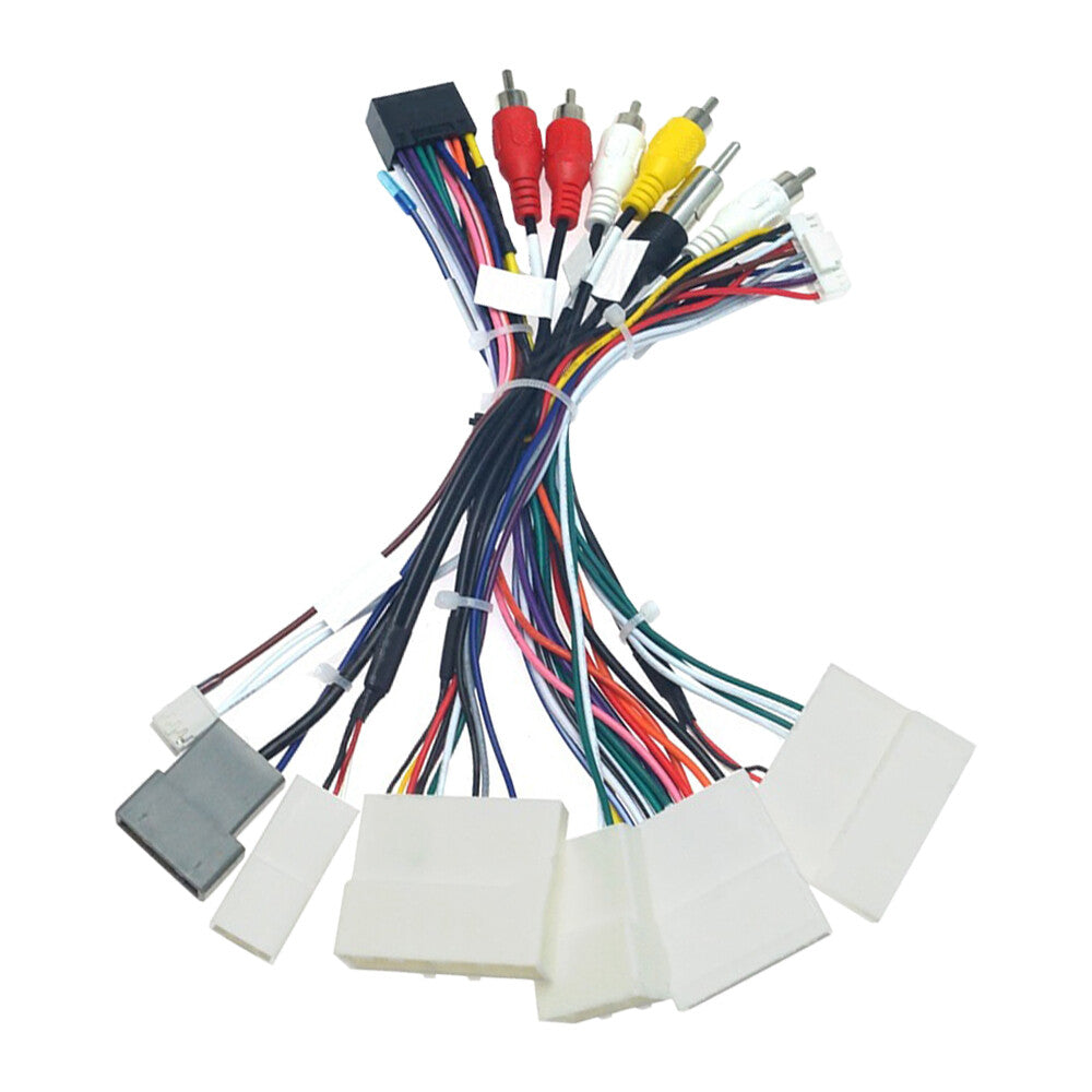 for Toyota Radio Stereo 16Pin Power Harness Wiring Cable Adapter w/Canbus Camera