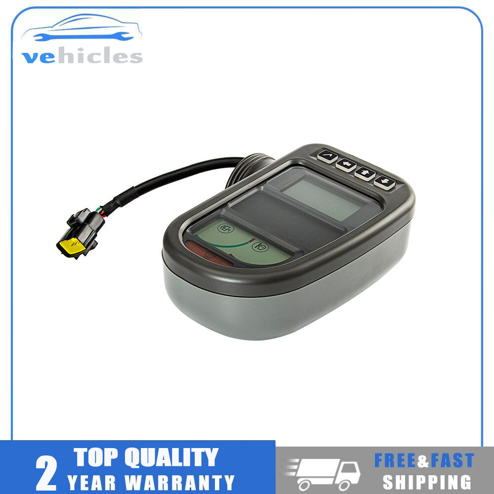 new LCD display panel for Volvo excavator ECUs EC140B and EC240B (model numbers 14390065 and 14636301)