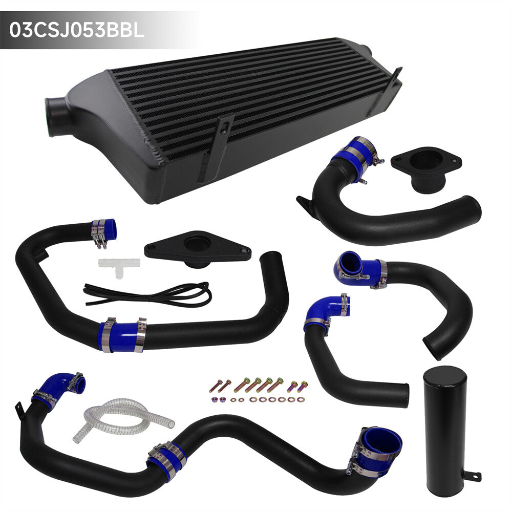 Bolt On Intercooler Kit for Subaru Impreza WRX STI Ej20 Ej25 2.5L 2008-2014 Blue
