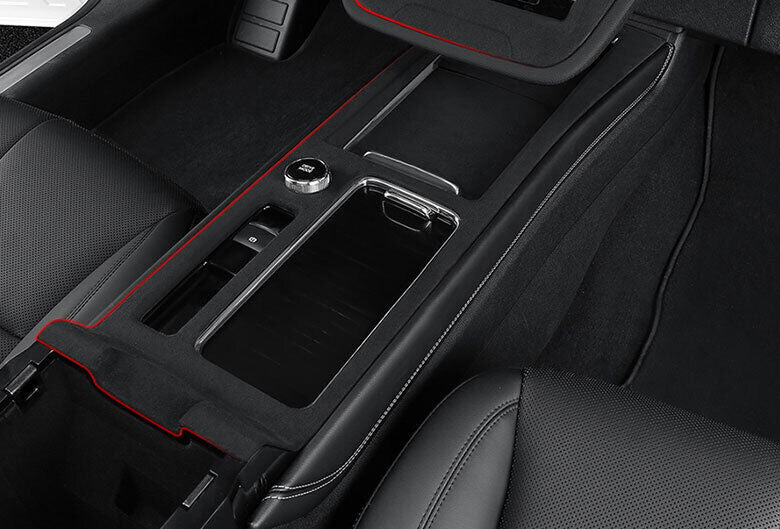 Central Console for Lincoln Corsair 20-22 Gear Shift Panel Trim Grey Suede