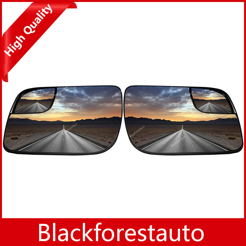 Mirror Glass 5.25 Inch Heated Convex Spotter LHRH for Ford Explorer 2011-2019