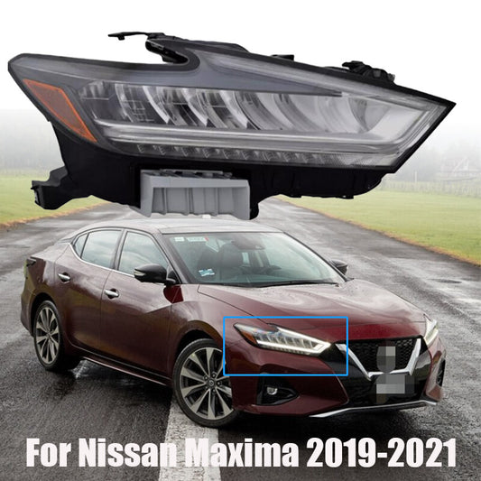 Right Passenger Side for Nissan Maxima 2019-2021 LED Headlight Assembly