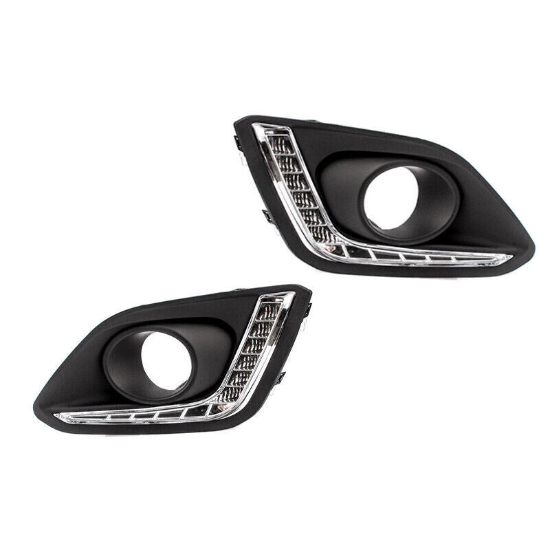 Pair LED DRL Daytime Running Light cover for Suzuki for Swift 2014 2015 2016