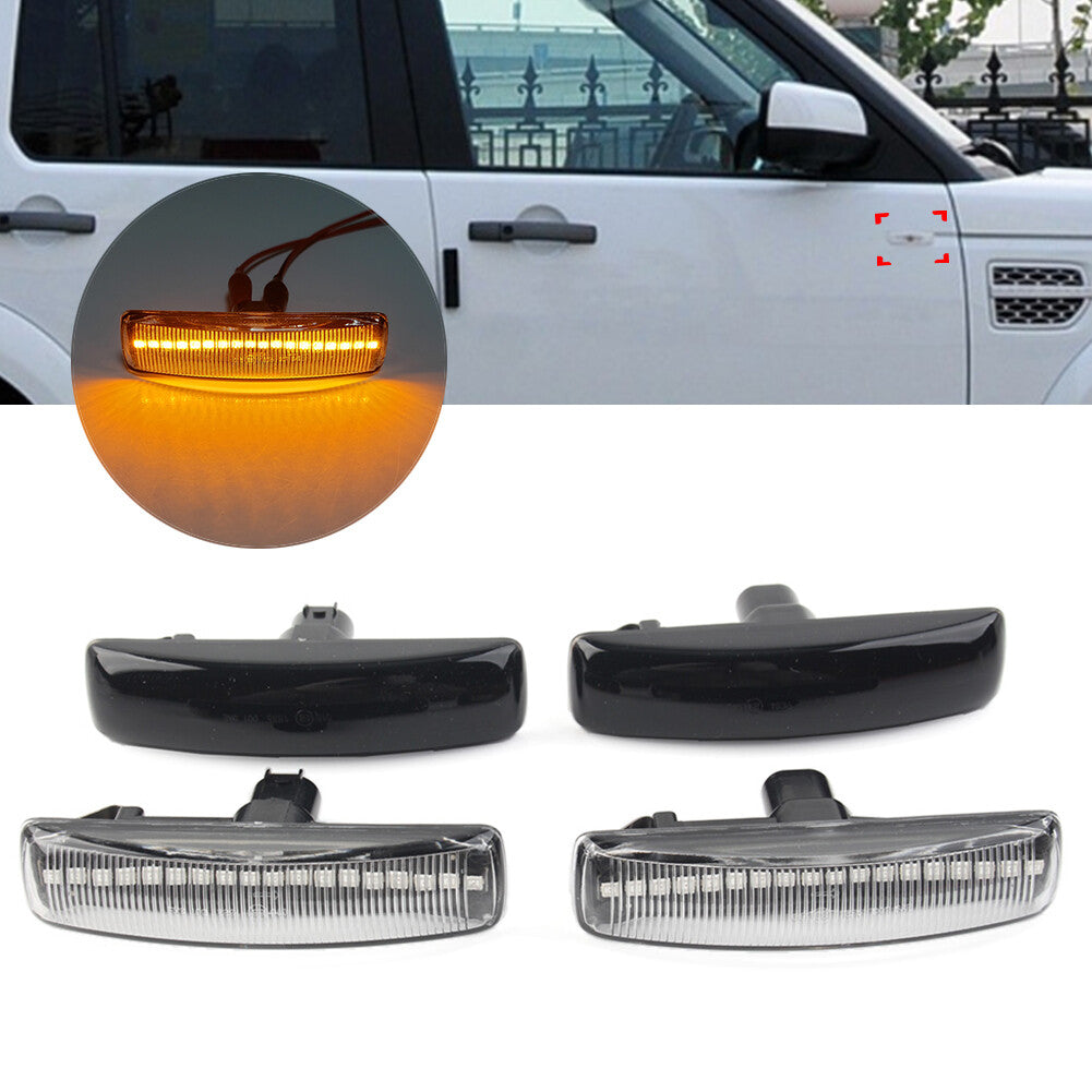 LED Dynamic Side Marker Light Turn Signal Lamp for Land Rover Freelander
